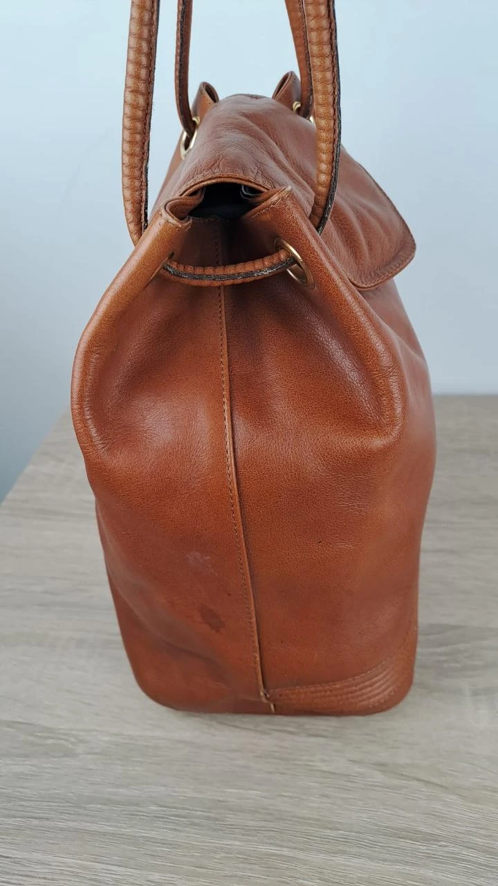 Emmer tas / Martal / Vintage / Camel / Dames / Nerfleder / SVB192 – photo 5